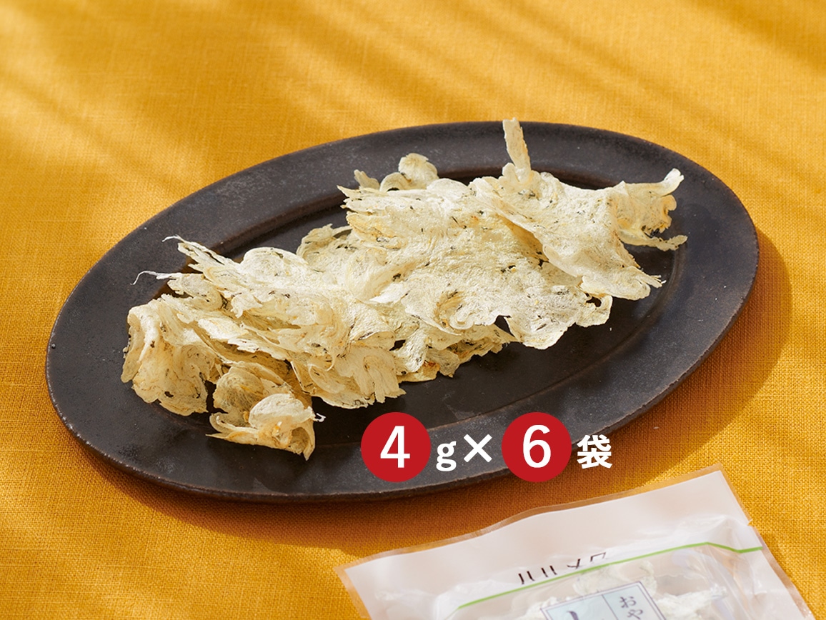 ハルメク しらすせんべい＜うす塩味＞小袋４ｇ（６袋）: ｜ カタログ