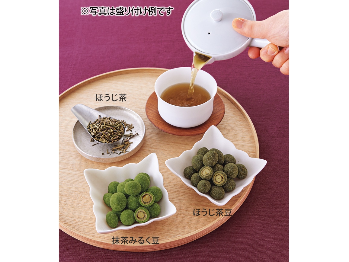 芳翠園」２種の豆菓子＆ほうじ茶セット: ｜ カタログ通販のハルメク