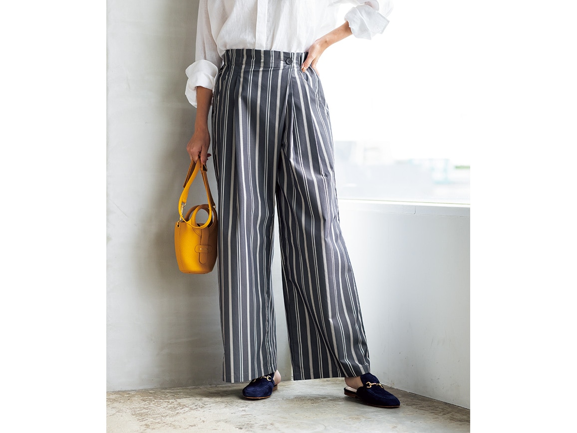 決まりました】〈タグ付新品〉ラップ ワイドパンツ そこはかとなく 