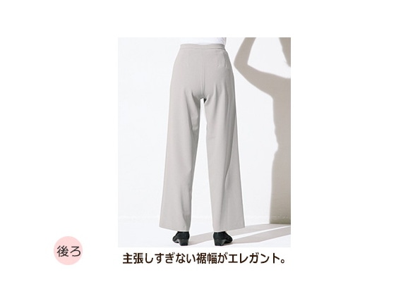 3D体型別・涼感セリジエストレッチパンツ(フレア) 3D体型別・涼感セリジエストレッチパンツ(フレア)