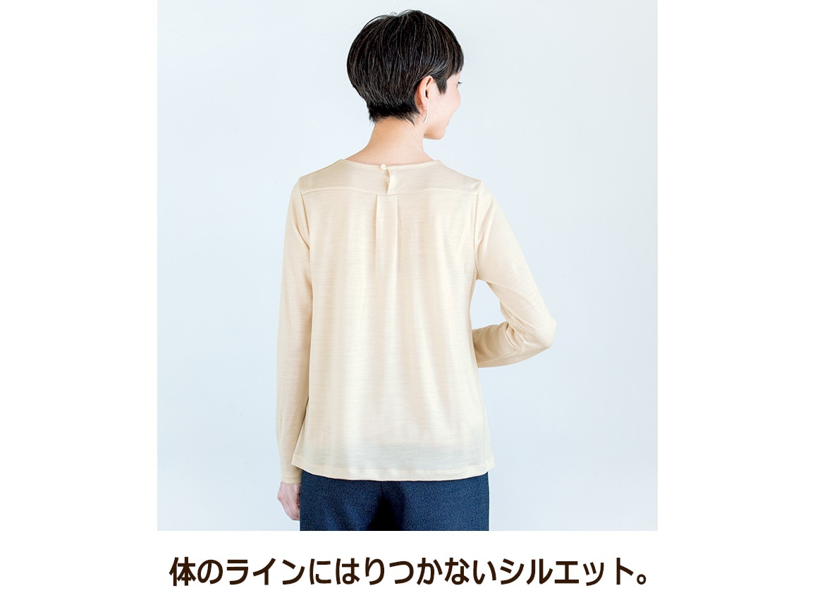 春衣タックプルオーバー 春衣タックプルオーバー