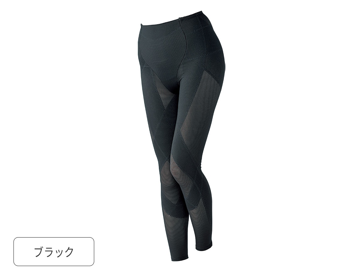 【返金保証】ハルメク 健康サポート・バランスサポートスパッツ ロング丈(通年用) 【返金保証】ハルメク 健康サポート・バランスサポートスパッツ ロング丈(通年用)