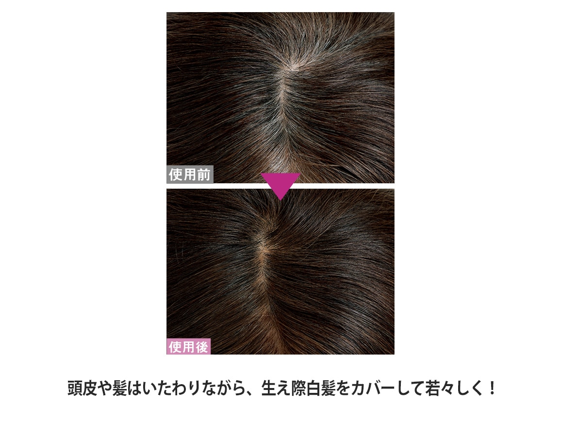 ハルメク つや髪 白髪隠しファンデーション ハルメク つや髪 白髪隠しファンデーション