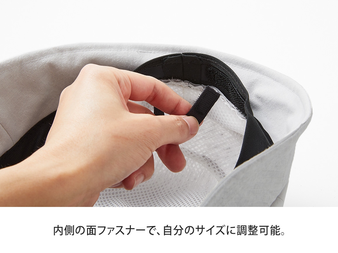 麻シャンブレーUV帽子【広告商品】(62_ネイビー): ｜ カタログ