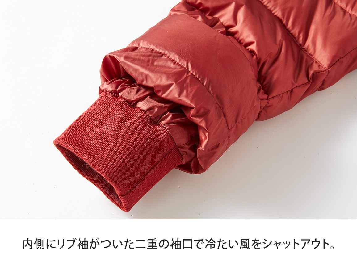 襟デザインライトダウンジャケット【広告商品】(02_Ｍ 08_ブルー
