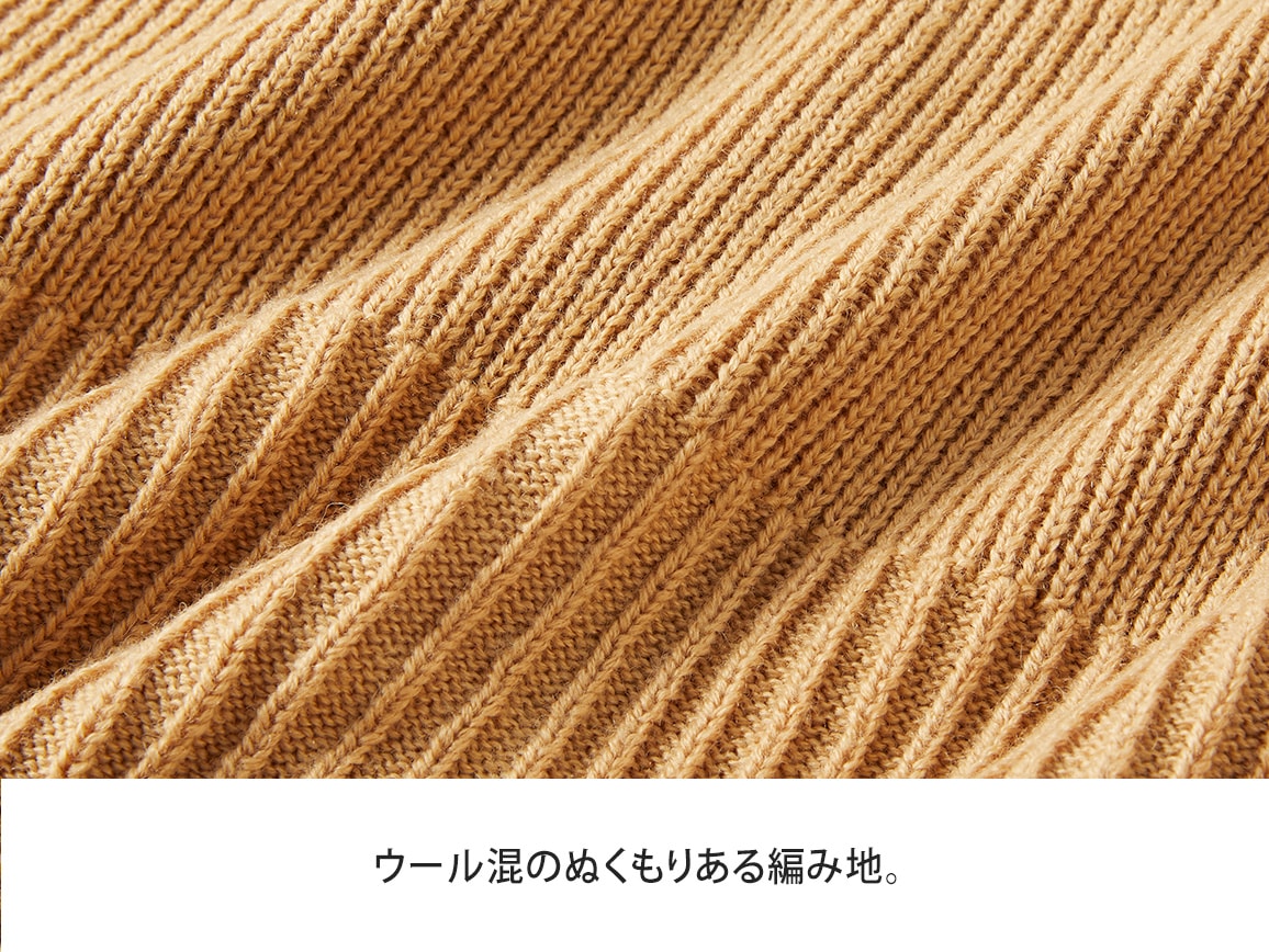 リブ編みショールカラーニットジャケット【広告商品】(01_Ｓ 18_ローズ