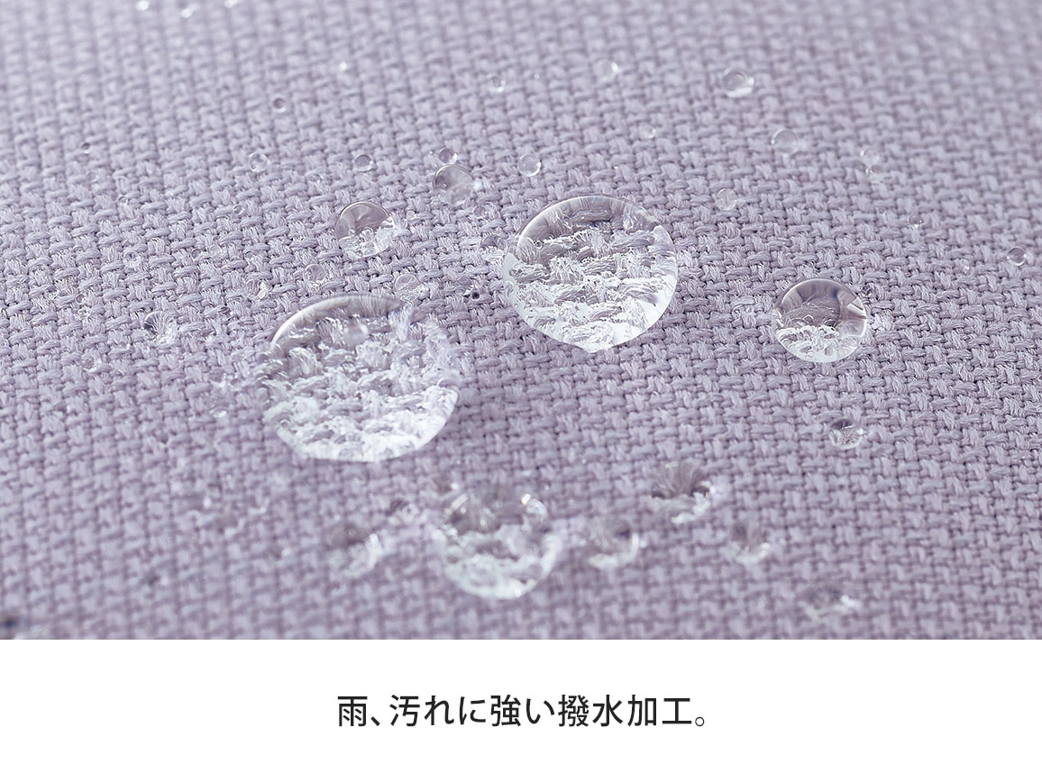 ハルメク 撥水あご紐付き帽子(78_ラベンダーグレー