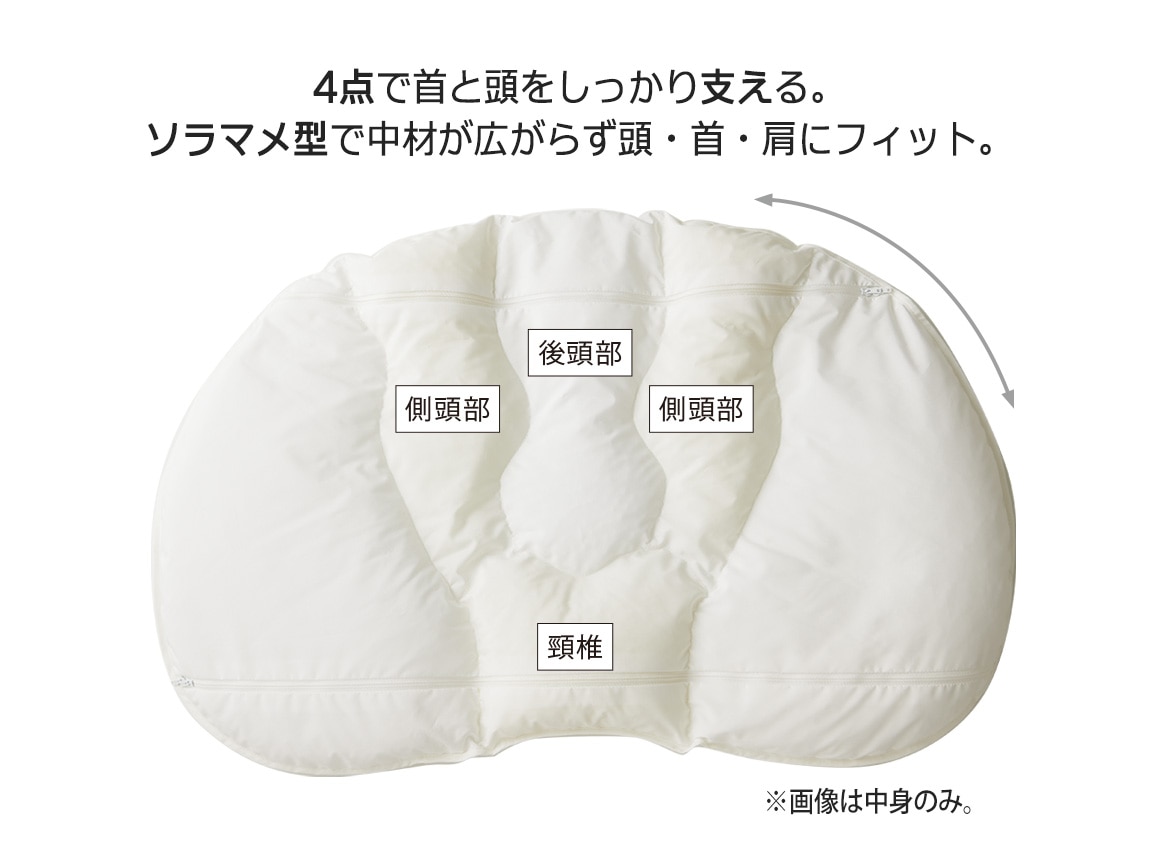 ハルメク 私の枕（専用カバー付き）(66_サックス): ｜ カタログ通販の