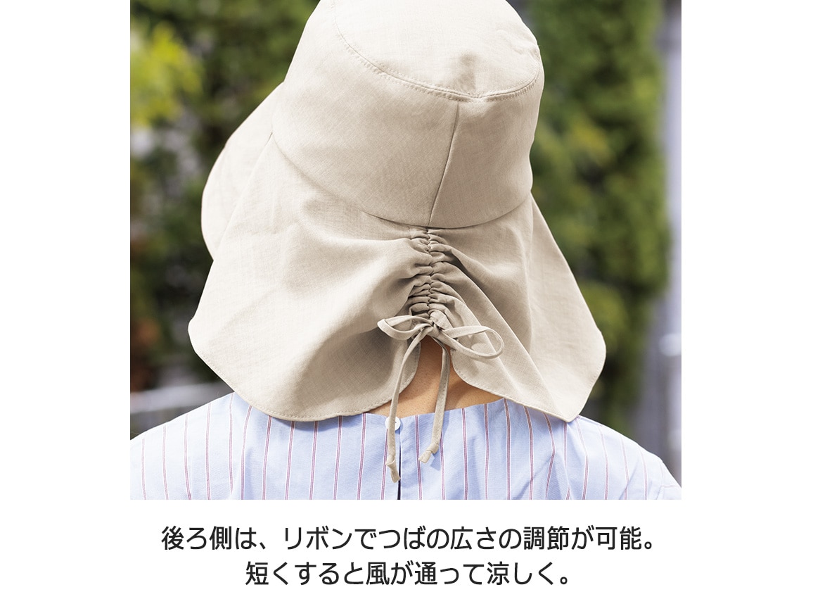 傘屋が作った遮光つば広帽子 傘屋が作った遮光つば広帽子