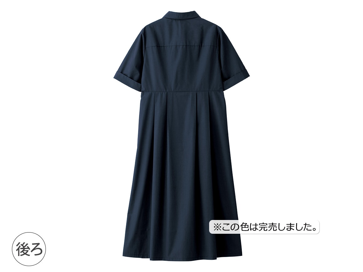 ポケットデザインシャツワンピース ポケットデザインシャツワンピース