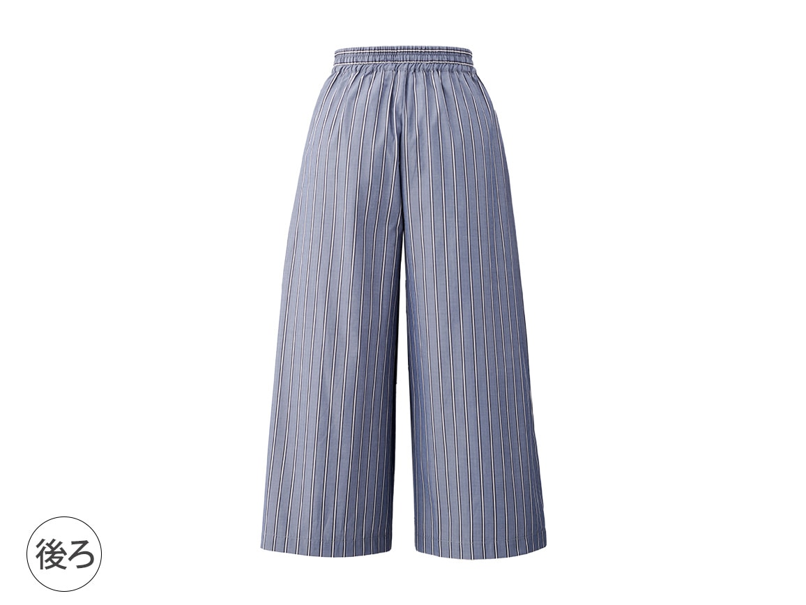 ドビーストライプガウチョパンツ ドビーストライプガウチョパンツ