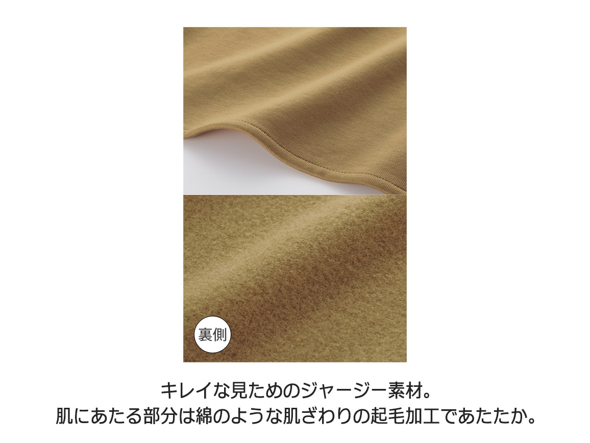 裏起毛スムースリブドッキングプルオーバー(02_M 62_ネイビー