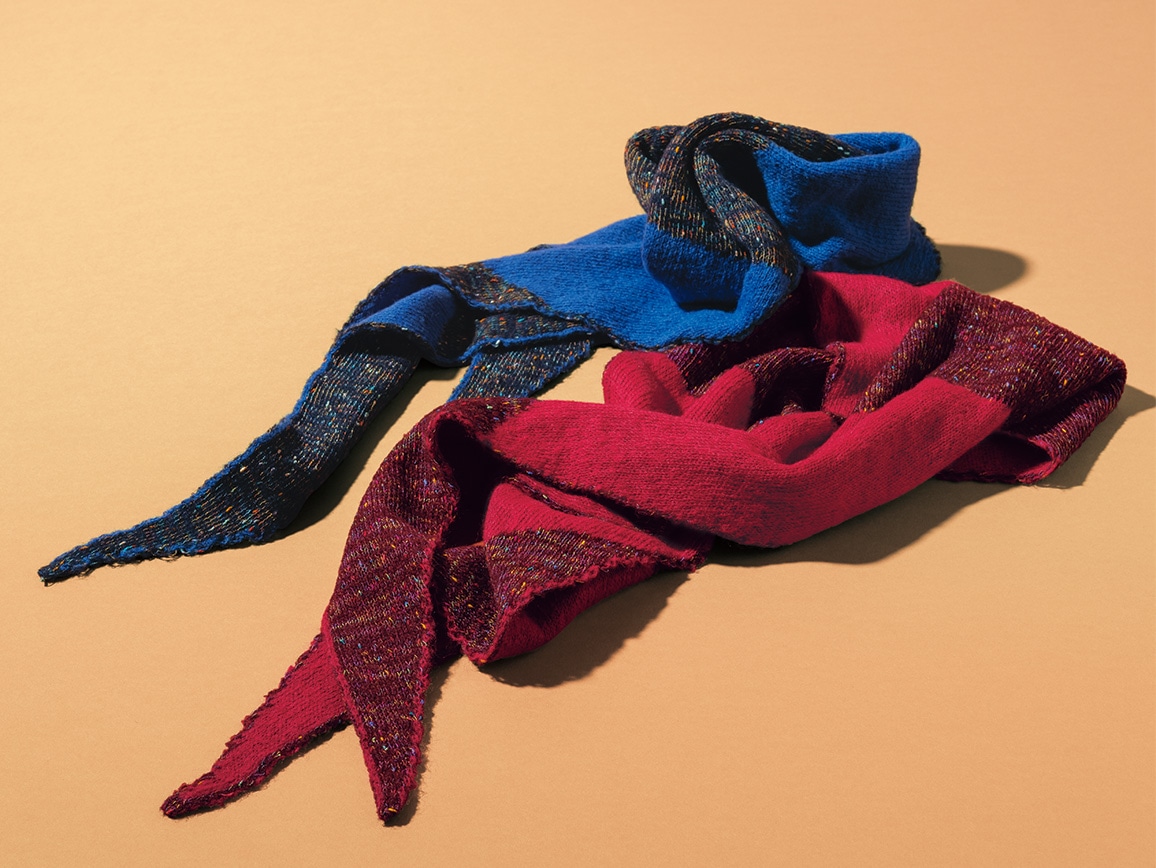 三角ニットスカーフ 三角ニットスカーフ