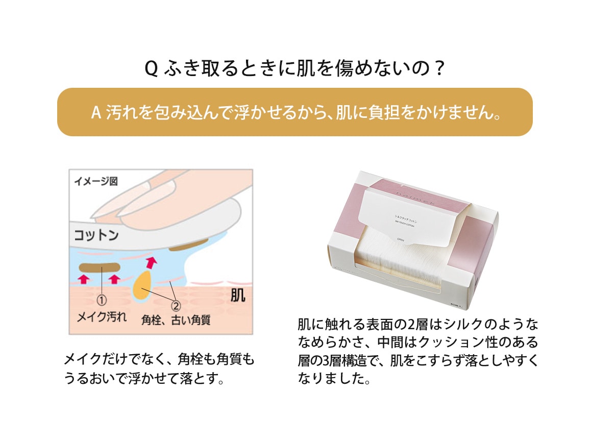 ハルメク シルクタッチコットン80枚入 ハルメク シルクタッチコットン80枚入