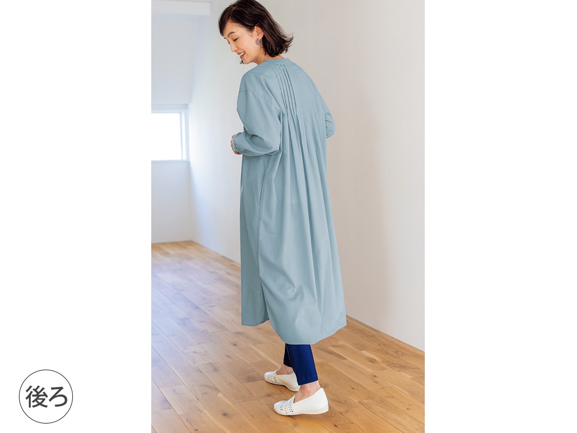 Sea New York ワンピース シルク100% バンドカラー タック URBAN RESEARCH（アーバンリサーチ）の「バンドカラータック