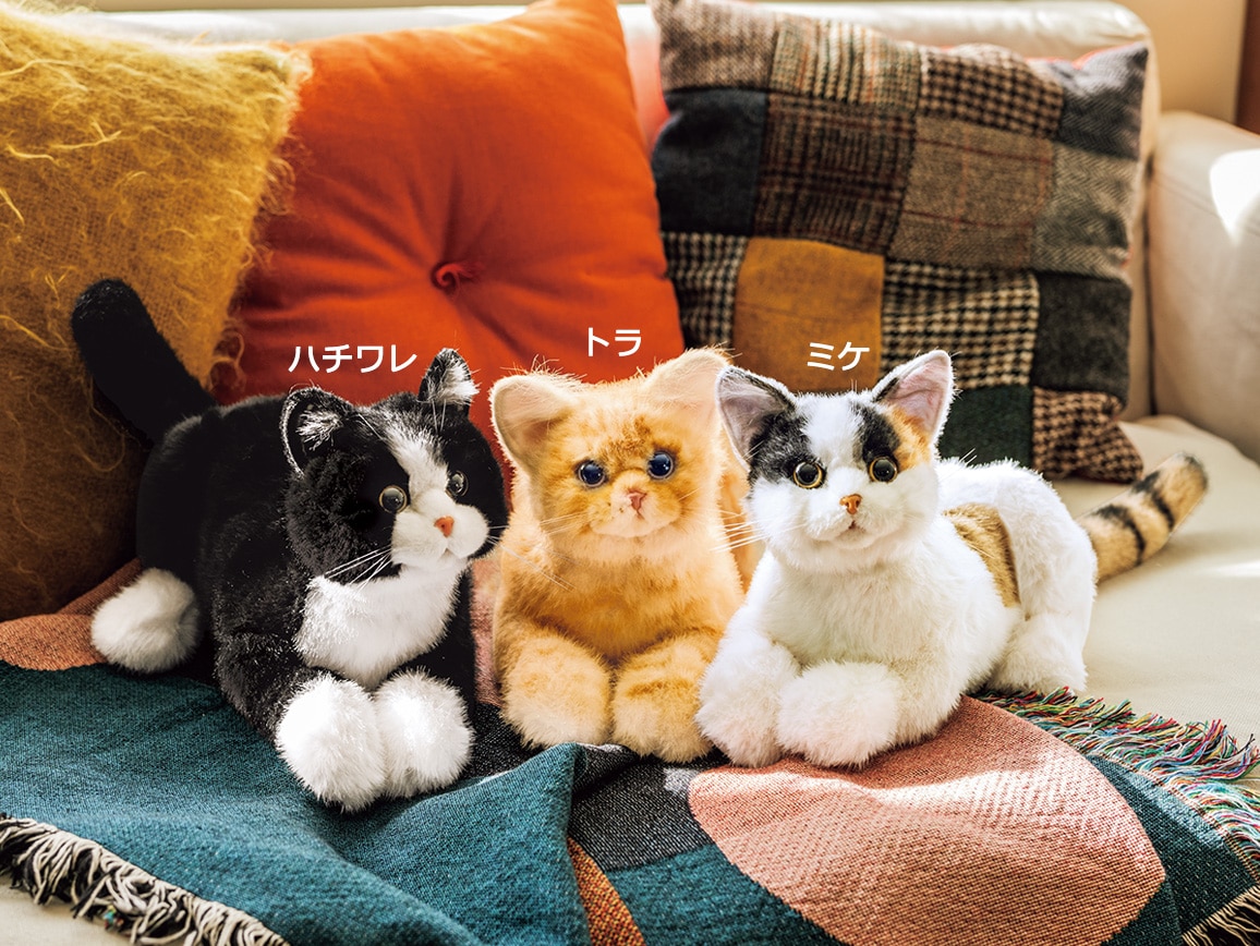 なでなでねこちゃんEX(92_ハチワレ): ｜ カタログ通販のハルメク
