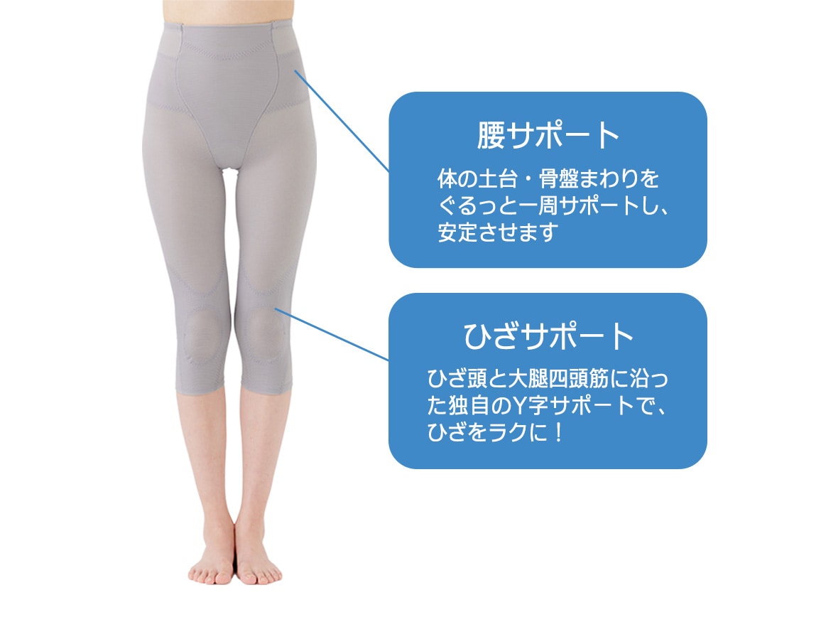ハルメク 健康サポート・ひざ腰サポートスパッツ【広告商品】 ハルメク 健康サポート・ひざ腰サポートスパッツ【広告商品】