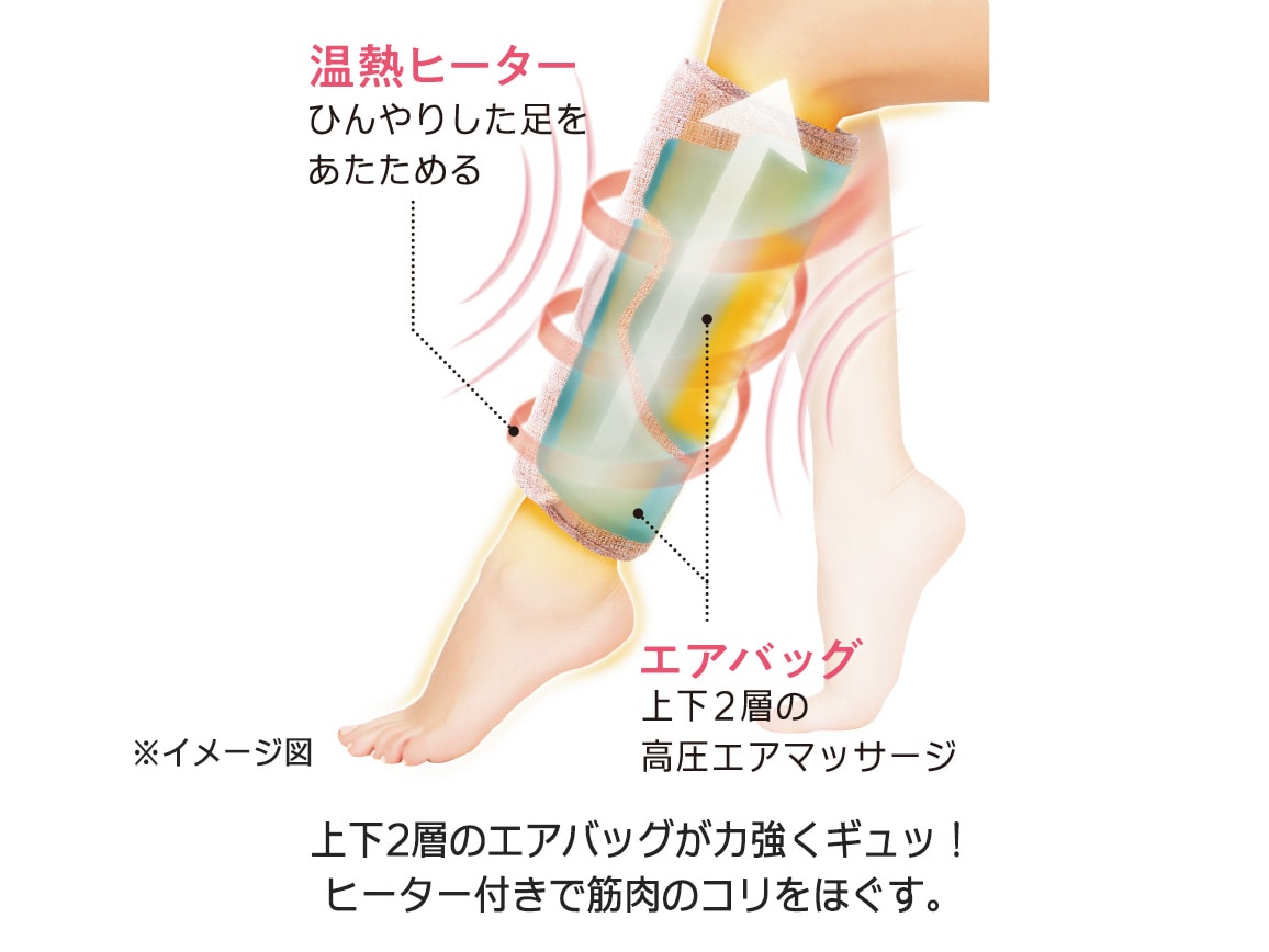 フットマッサージャー ふくらはぎゅ フットマッサージャー ふくらはぎゅ