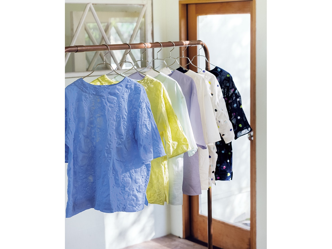 こだわりの涼やかTブラウス こだわりの涼やかTブラウス