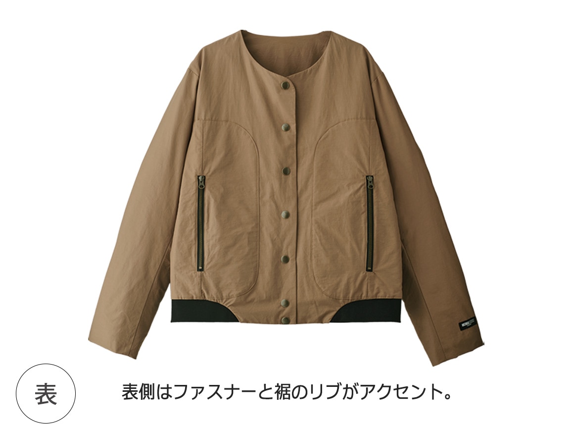 先行】ミチコ ロンドン コシノ・中綿リバーシブルジャケット