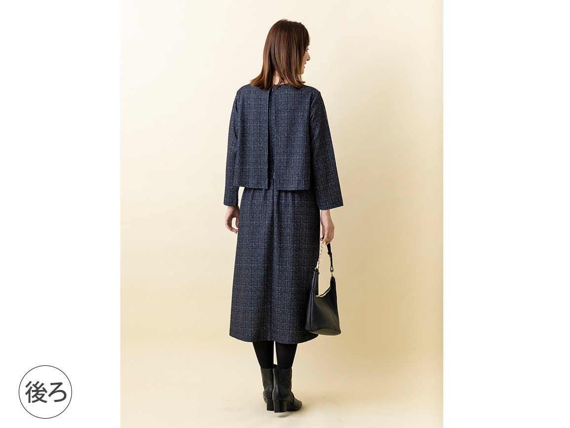 DVF★ジャージー ワンピース プリント入り DVF☆ジャージー ラップ風ワンピース プリント入り