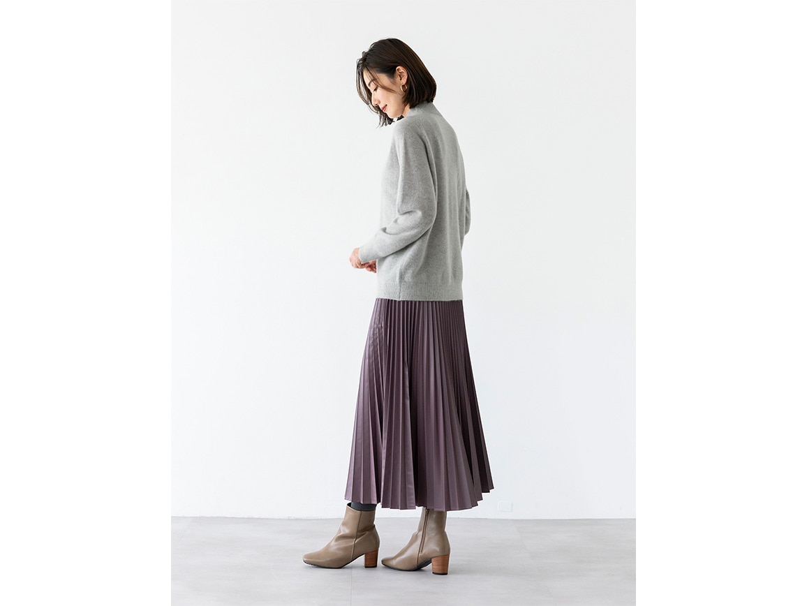 カシミヤハイネックセーター カシミヤハイネックセーター