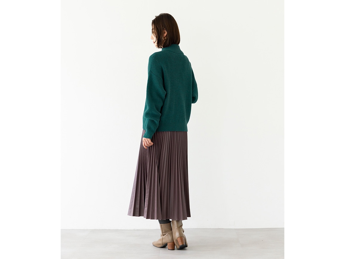 スタンドネックジップカーディガン スタンドネックジップカーディガン