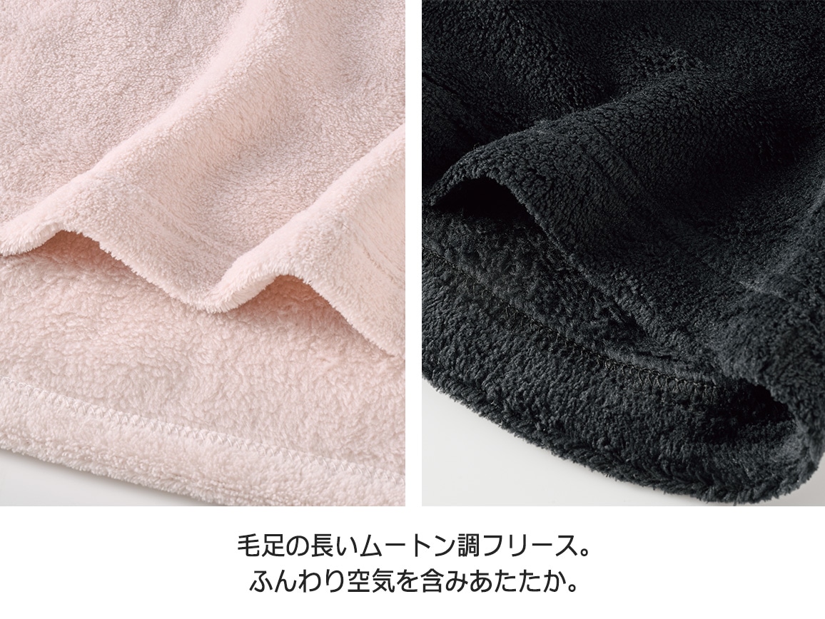 FILA ムートンフリース ルームウエア上下セット(長袖) FILA ムートンフリース ルームウエア上下セット(長袖)