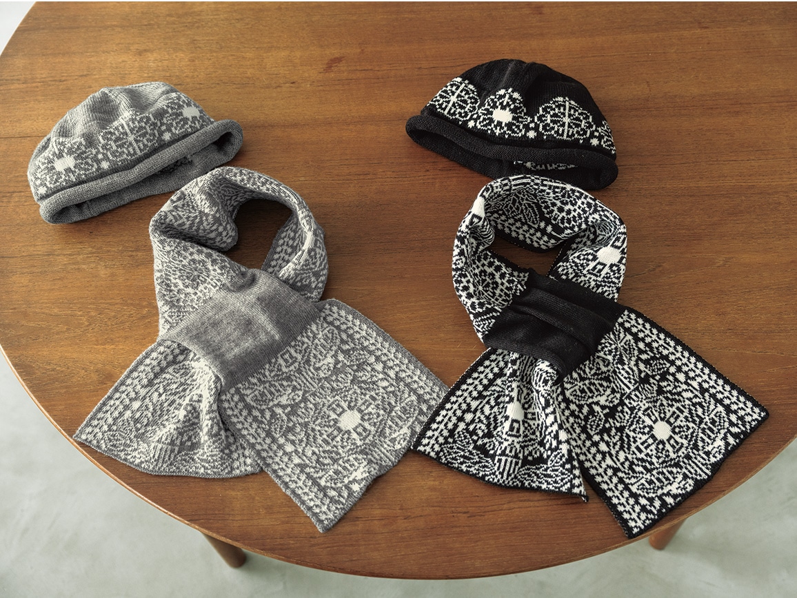 フィンレイソン・ニット帽&マフラーセット フィンレイソン・ニット帽&マフラーセット