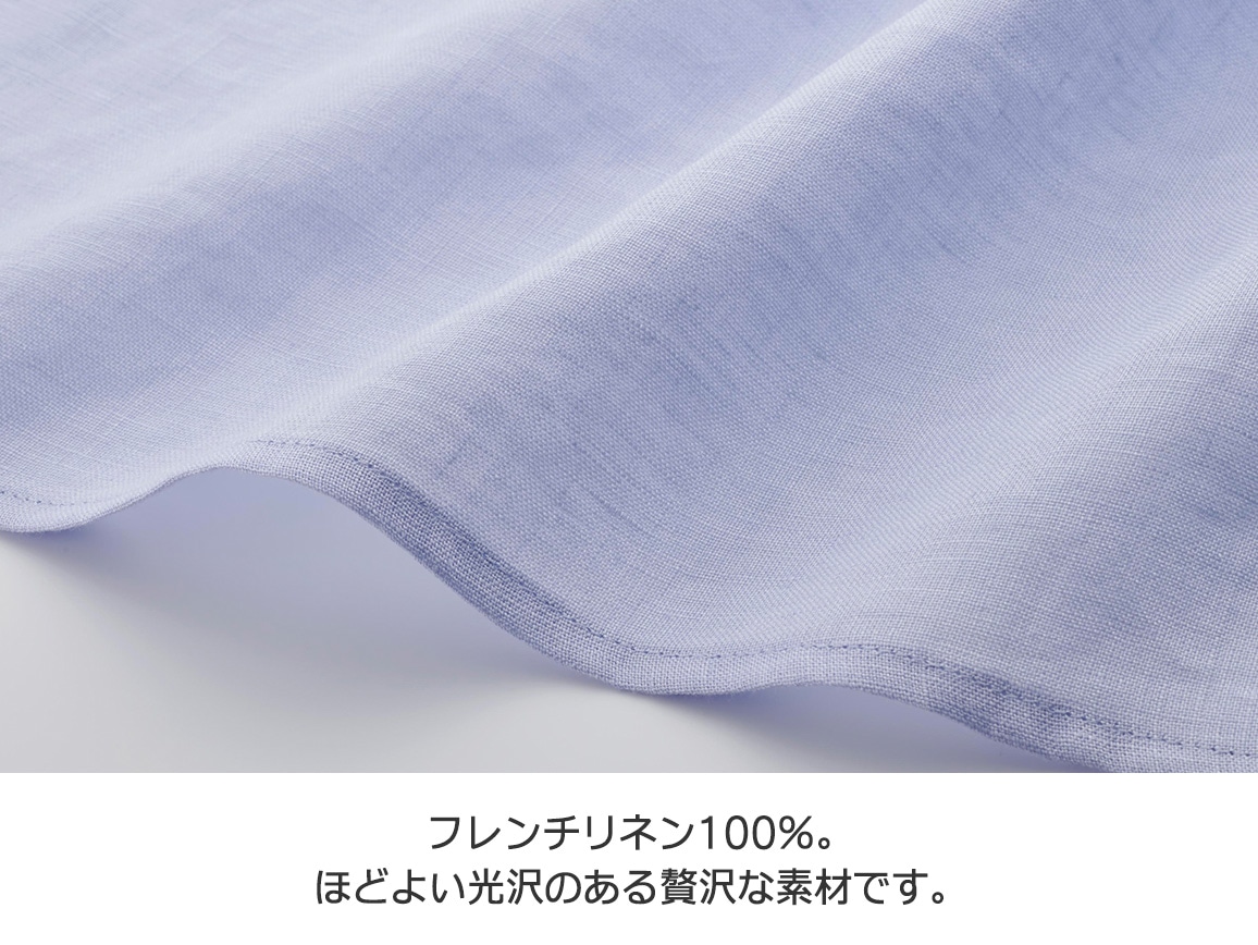 【先行】タックデザインリネンブラウス 【先行】タックデザインリネンブラウス