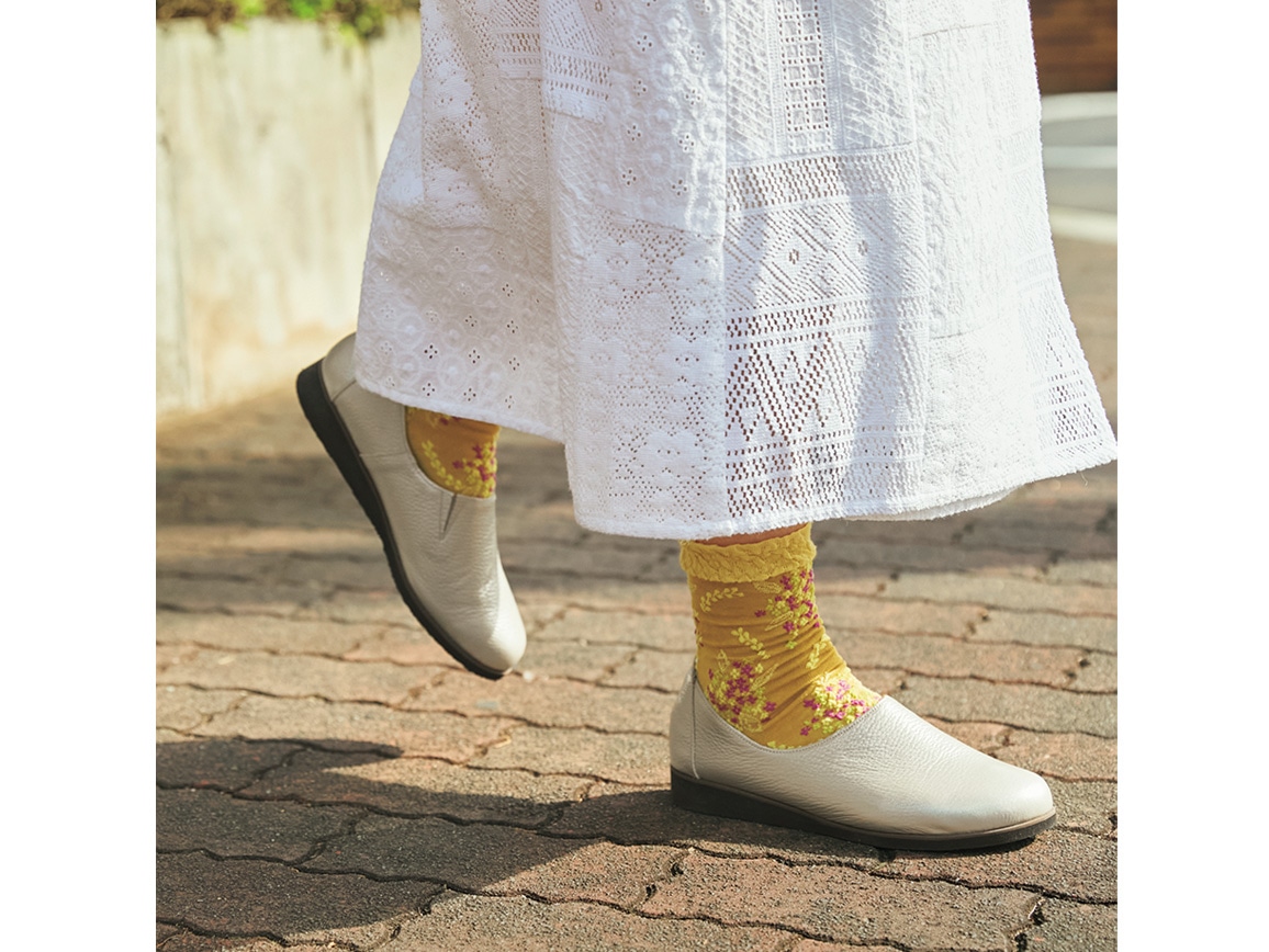 コーデ靴下4柄セット(猫・花・ダマスク柄) コーデ靴下4柄セット(猫・花・ダマスク柄)