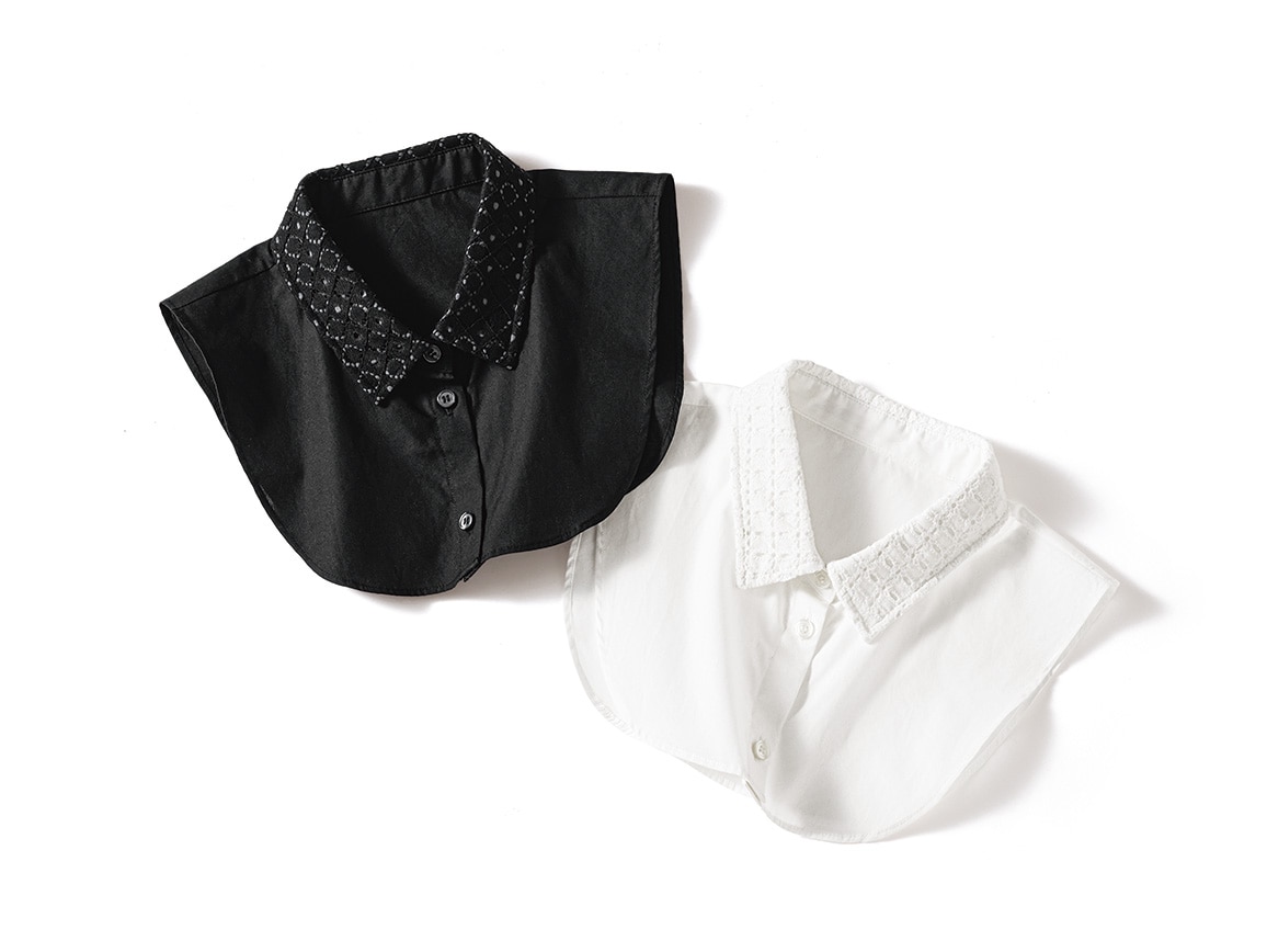 レイヤード用つけ襟2枚セット(レース) レイヤード用つけ襟2枚セット(レース)