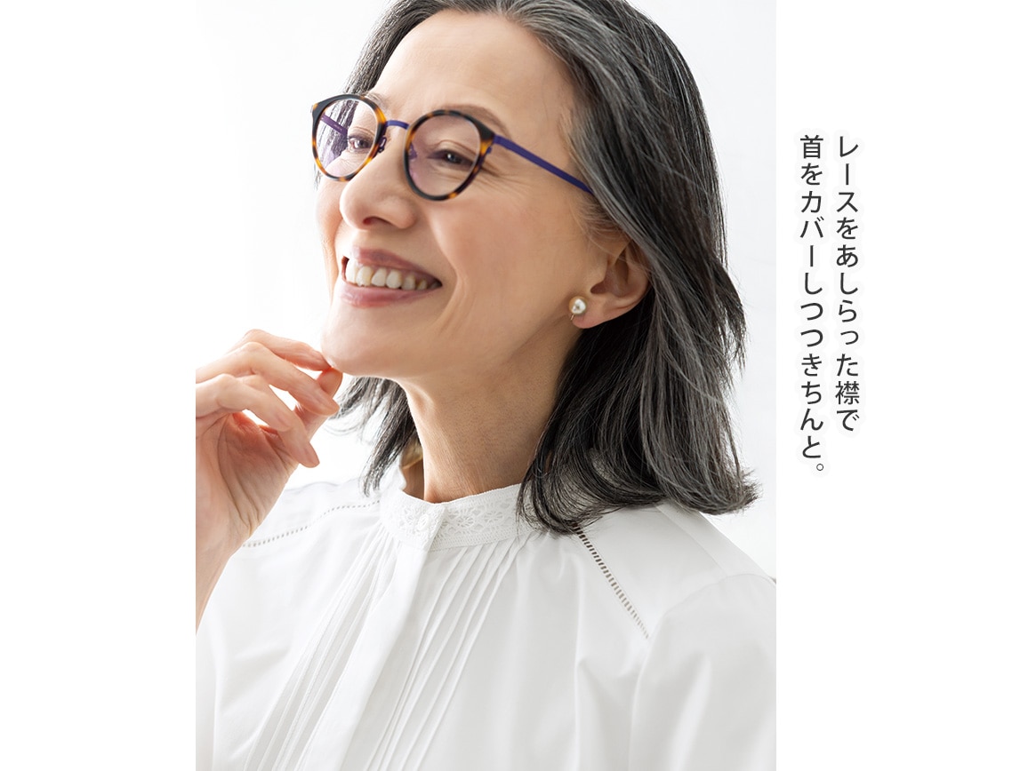 ハルメク読者と作ったこだわりブラウス(八分袖) ハルメク読者と作ったこだわりブラウス(八分袖)