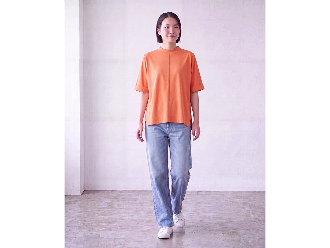 清潔続く、キレイを叶えるTシャツ(五分袖) 清潔続く、キレイを叶えるTシャツ(五分袖)