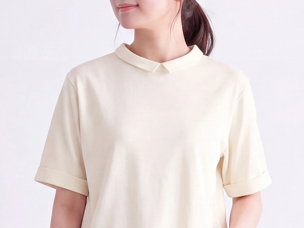 キレイが続く襟つきゆったりTシャツ(半袖) キレイが続く襟つきゆったりTシャツ(半袖)