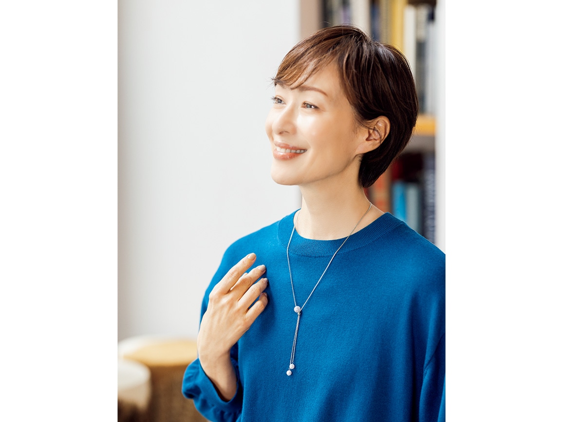 あこや真珠・ロングスルーペンダント あこや真珠・ロングスルーペンダント