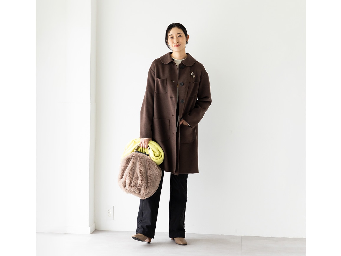 【先行】49AV.ジュンコ シマダ・ダブルフェイスウールーコート 【先行】49AV.ジュンコ シマダ・ダブルフェイスウールーコート