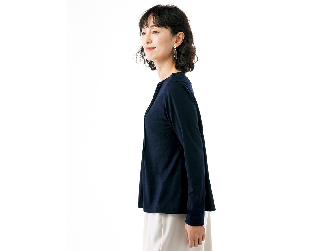 春衣タックプルオーバー 春衣タックプルオーバー