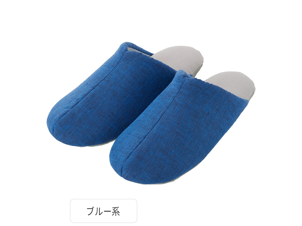 日本製 フレンチリネン ラクちんスリッパ(1足) 日本製 フレンチリネン ラクちんスリッパ(1足)