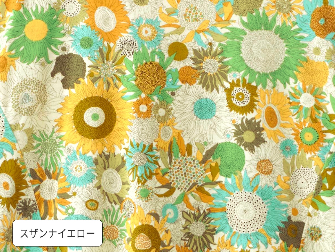 ロールネックリバティプリントチュニック ロールネックリバティプリントチュニック