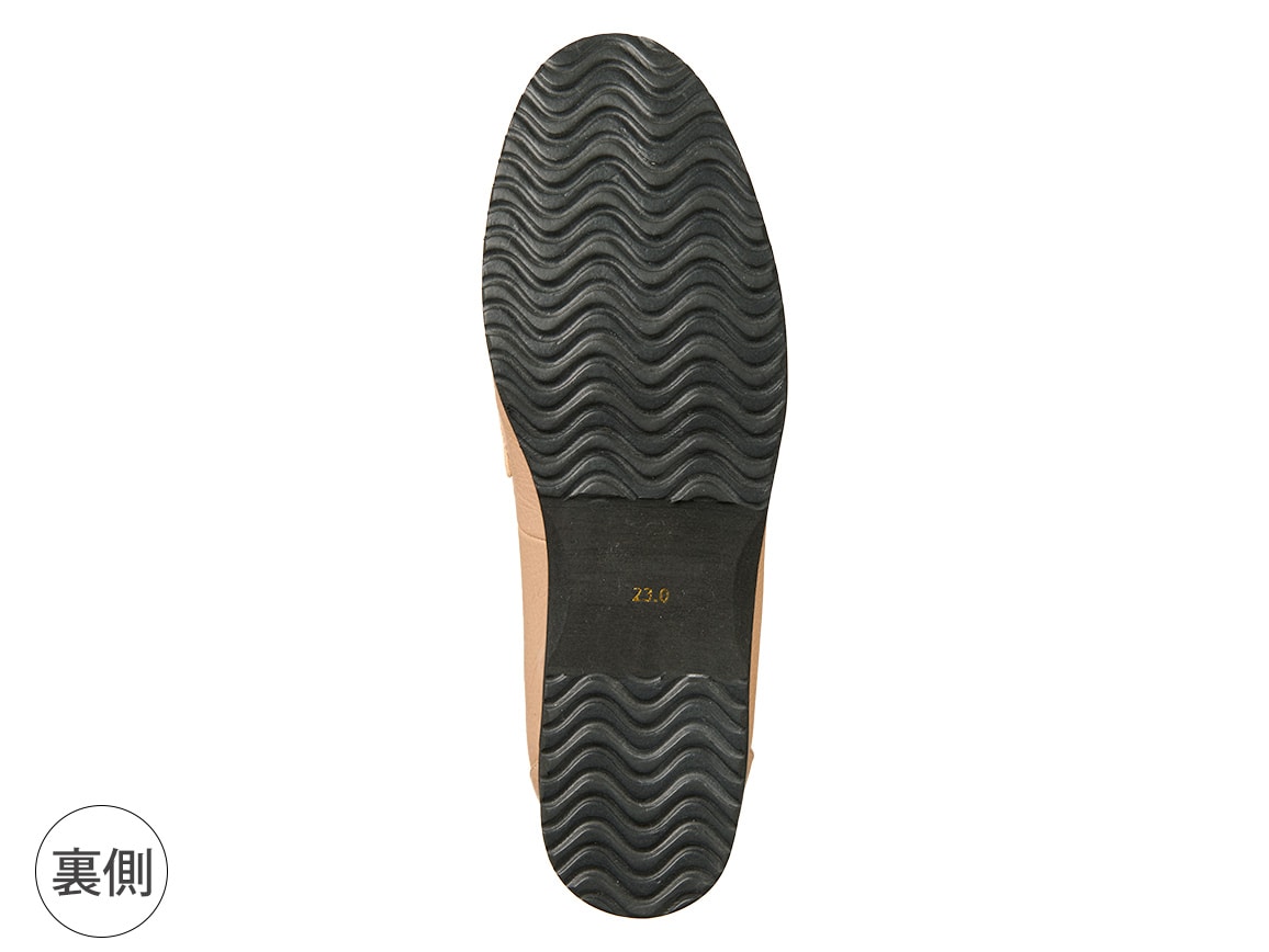 ハルメク はっ水革ローファー ハルメク はっ水革ローファー