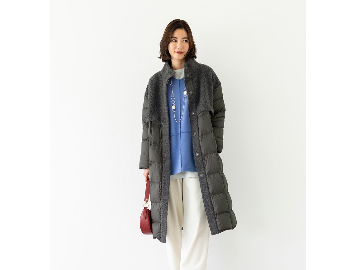 ブークレードッキングロングダウンコート ブークレードッキングロングダウンコート