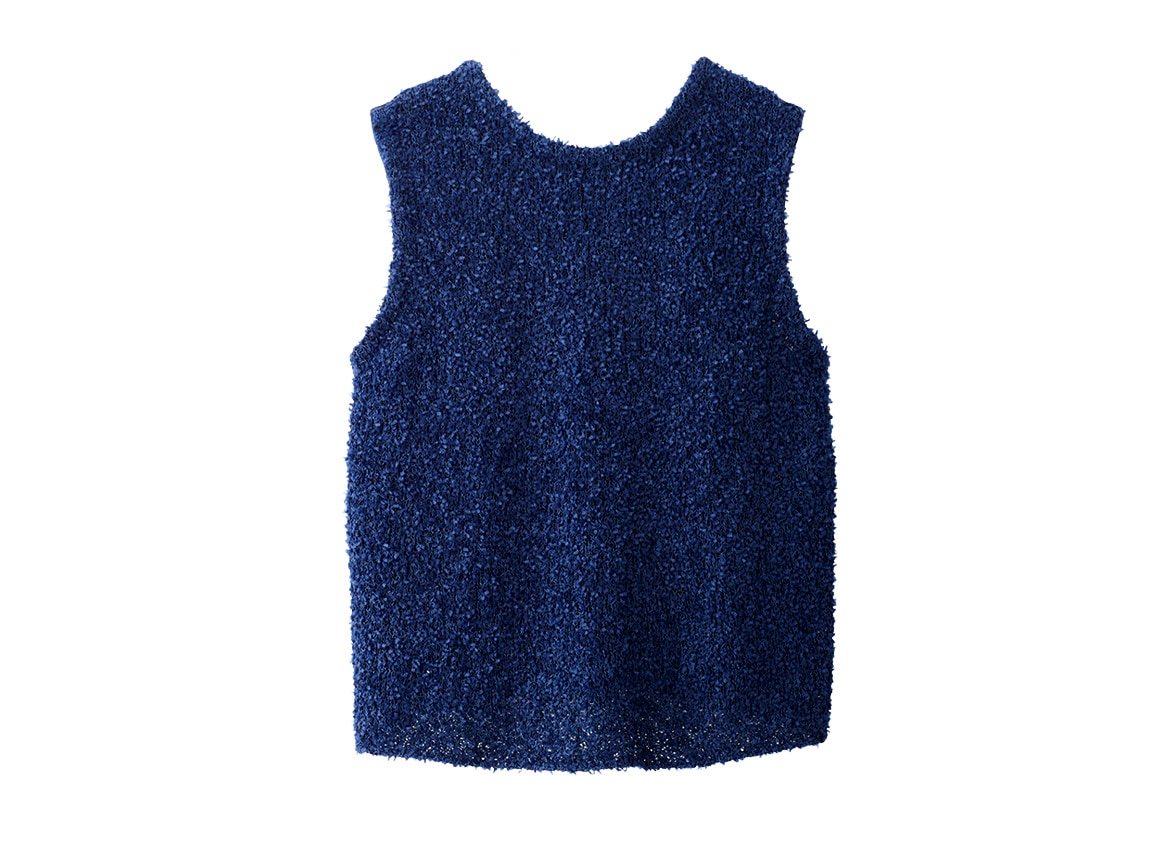 ファンシーヤーンニットベスト ファンシーヤーンニットベスト