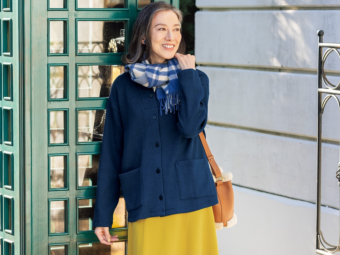 カーディガン風ジャケット カーディガン風ジャケット