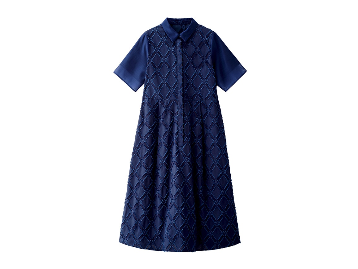 オーガンジージャカードワンピース オーガンジージャカードワンピース