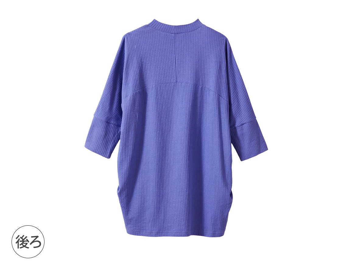 綿サッカーゆったりチュニック【広告商品】 綿サッカーゆったりチュニック【広告商品】