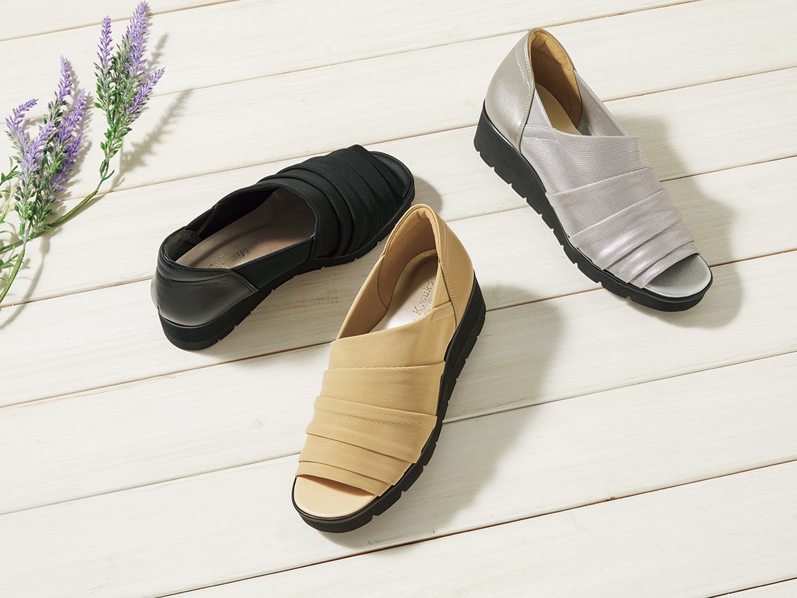 ミスキョウコ ストレッチメッシュサンダル ミスキョウコ ストレッチメッシュサンダル