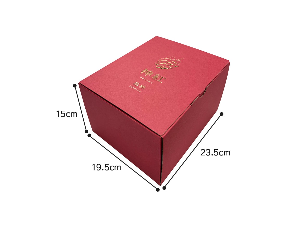 【送料込み価格】島根県産 神紅(1房)化粧箱入 【送料込み価格】島根県産 神紅(1房)化粧箱入