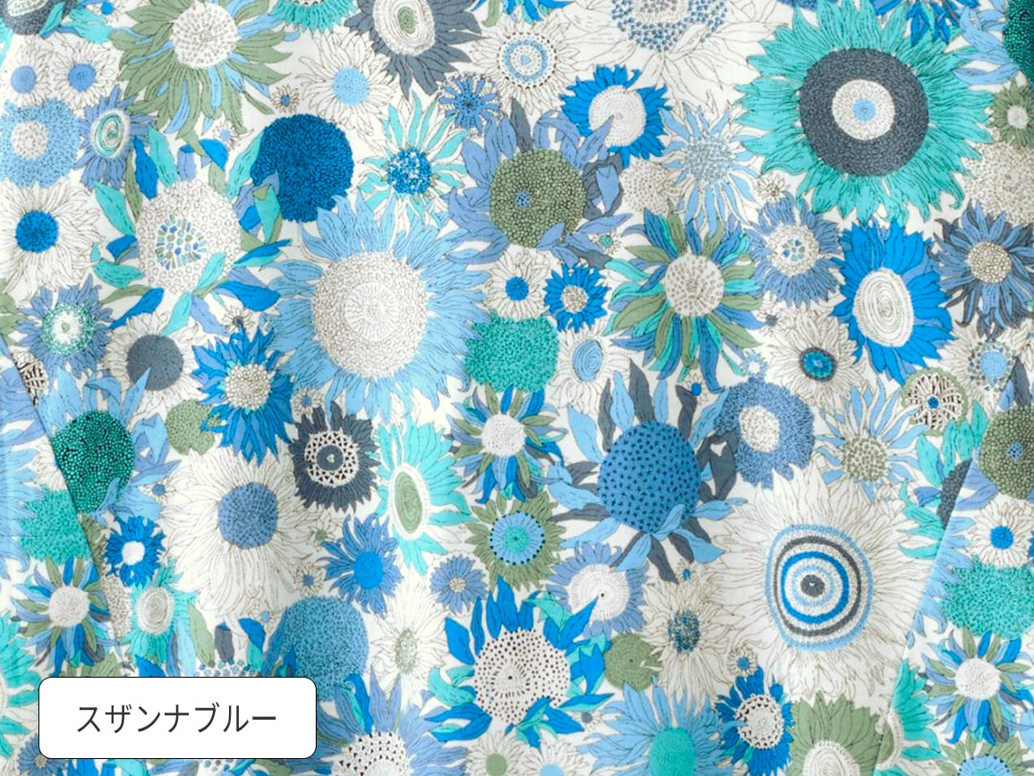 ロールネックリバティプリントチュニック ロールネックリバティプリントチュニック