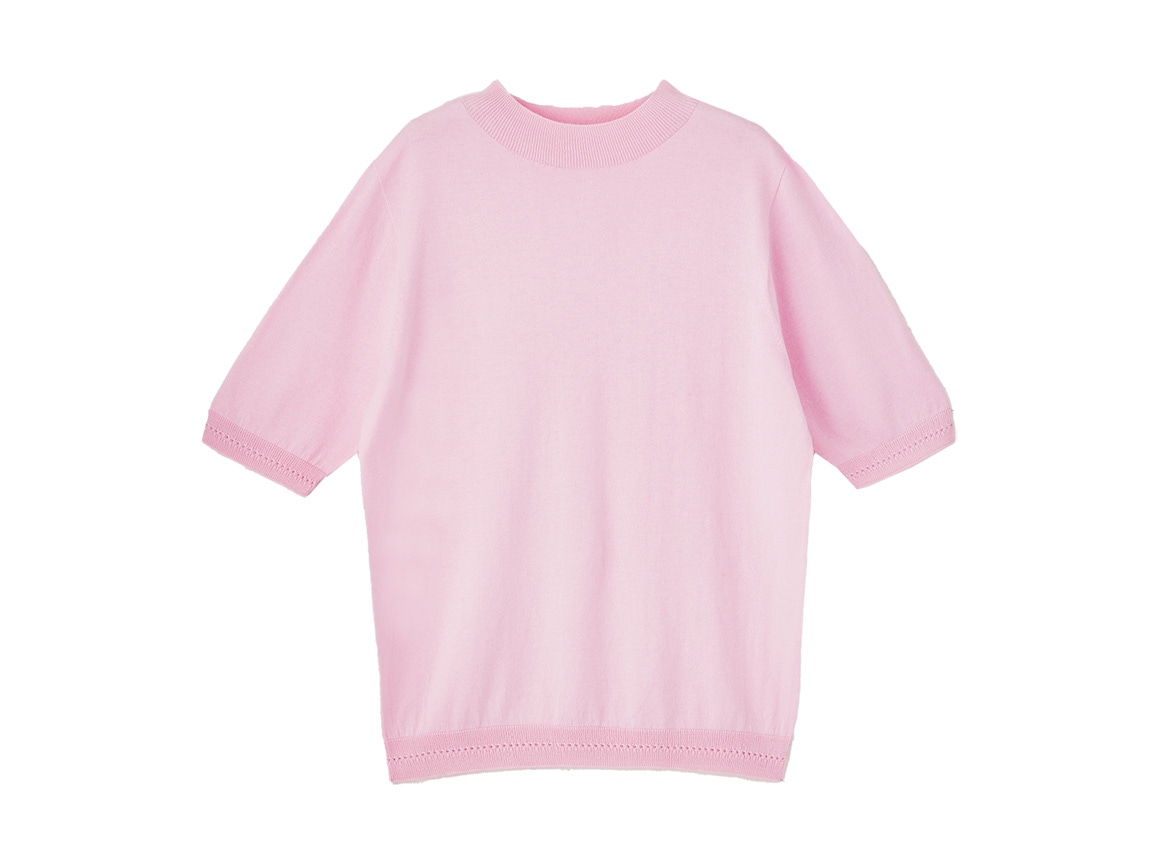 ハルメク 洗濯機で洗える コットンシルクニット ハルメク 洗濯機で洗える コットンシルクニット